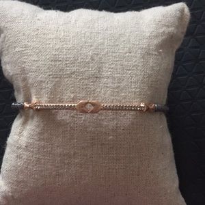 Rose gold arrow cuff bracelet